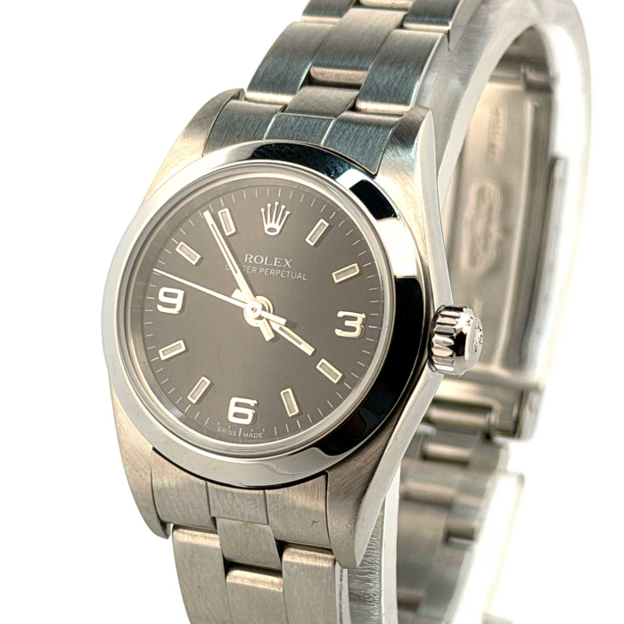 Rolex Oyster Perpetual 26 Cadran Noir 3 6 9