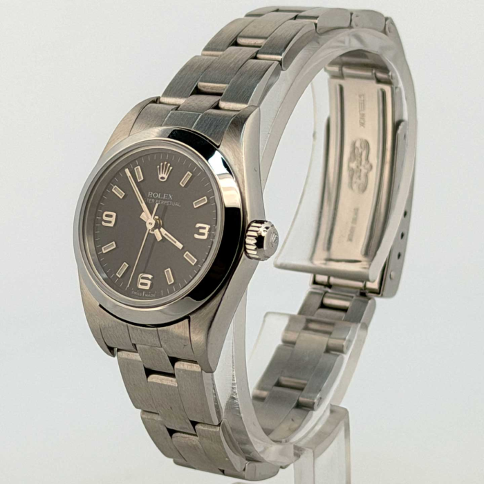 Rolex Oyster Perpetual 26 Cadran Noir 3 6 9