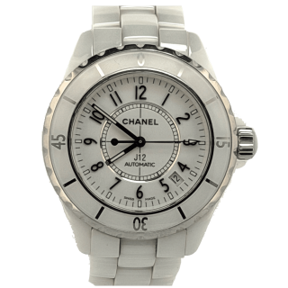 Chanel J-12 Blanche Grand Modèle Automatique