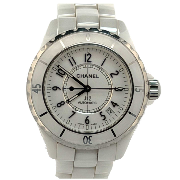 Chanel J-12 Blanche Grand Modèle Automatique