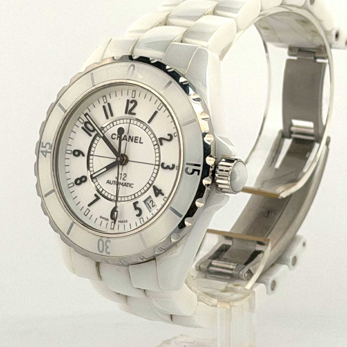 Chanel J-12 Blanche Grand Modèle Automatique