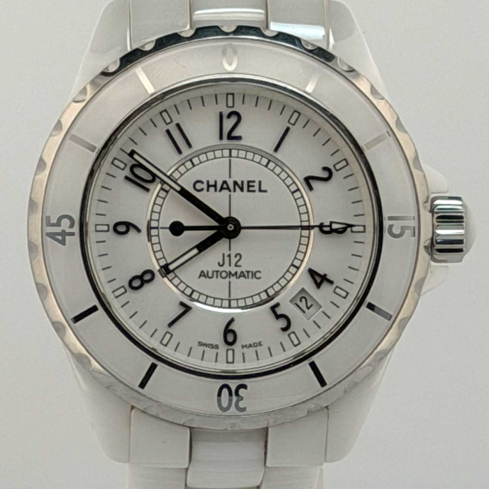 Chanel J-12 Blanche Grand Modèle Automatique