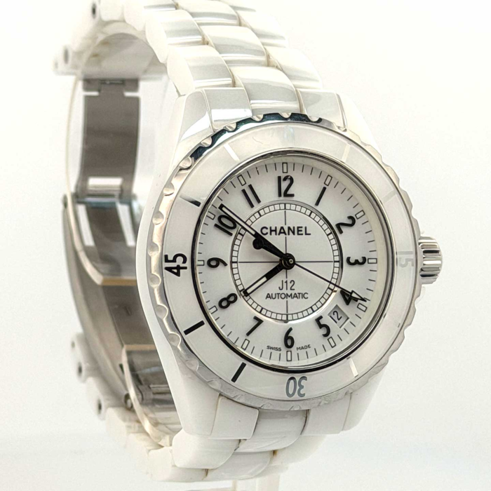 Chanel J-12 Blanche Grand Modèle Automatique