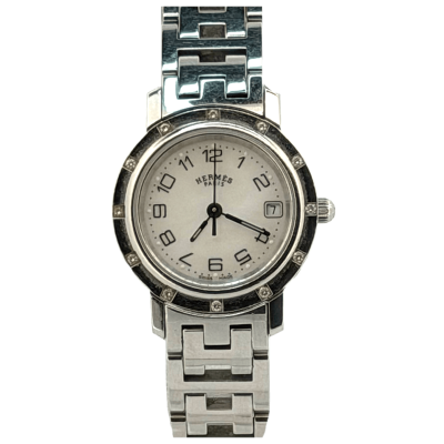 Hermes Clipper Lady Diamonds Bezel