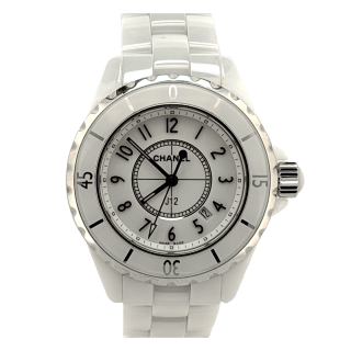 Chanel J-12 White  33 MM Quartz Date