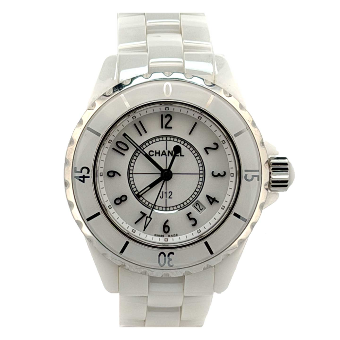 Chanel J-12 White  33 MM Quartz Date
