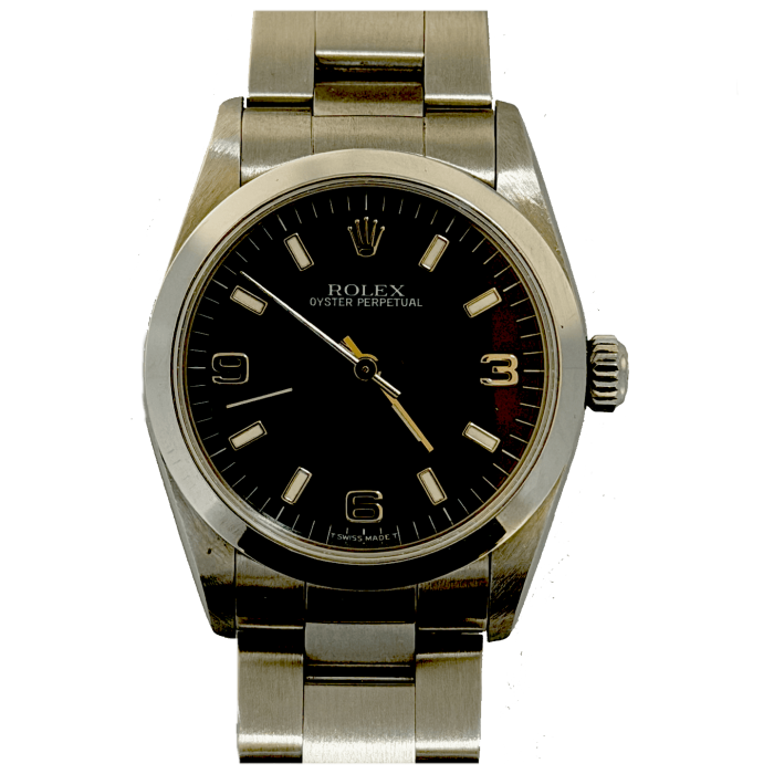 Rolex Oyster Perpetual 3 6 9 Black Dial Papers set