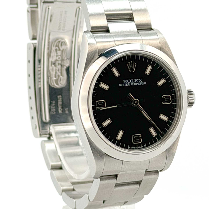 Rolex Oyster Perpetual 31 Cadran Noir 3 6 9 avec Papiers d'origine