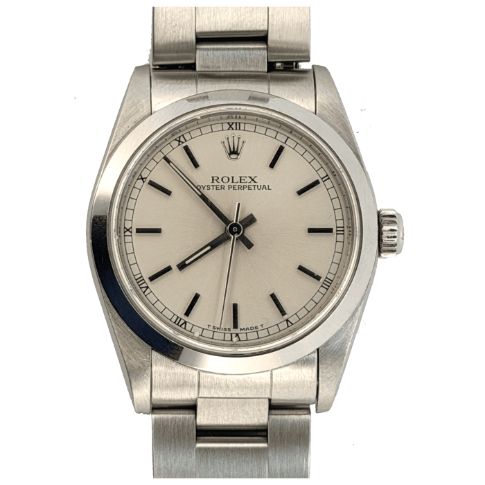 Rolex Oyster Perpetual 31 Cadran Argenté
