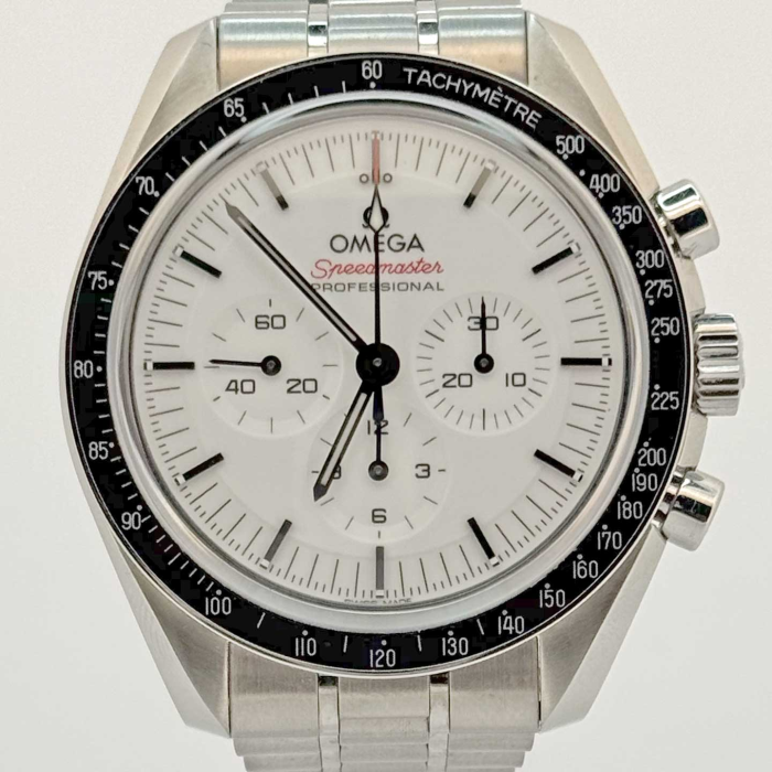 Omega Omega Speedmaster Moonwatch White Dial Full-Set