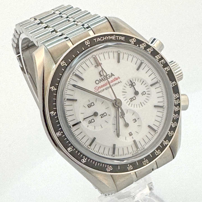 Omega Omega Speedmaster Moonwatch White Dial Full-Set