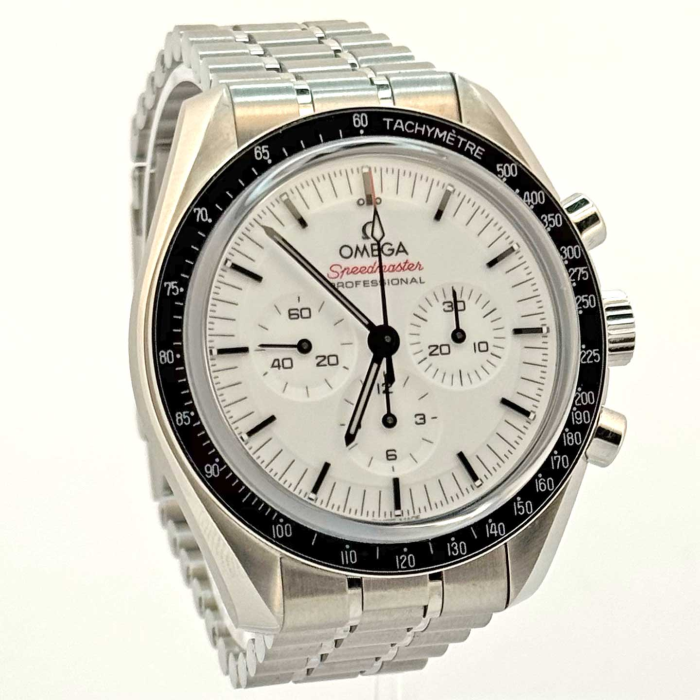 Omega Omega Speedmaster Moonwatch White Dial Full-Set