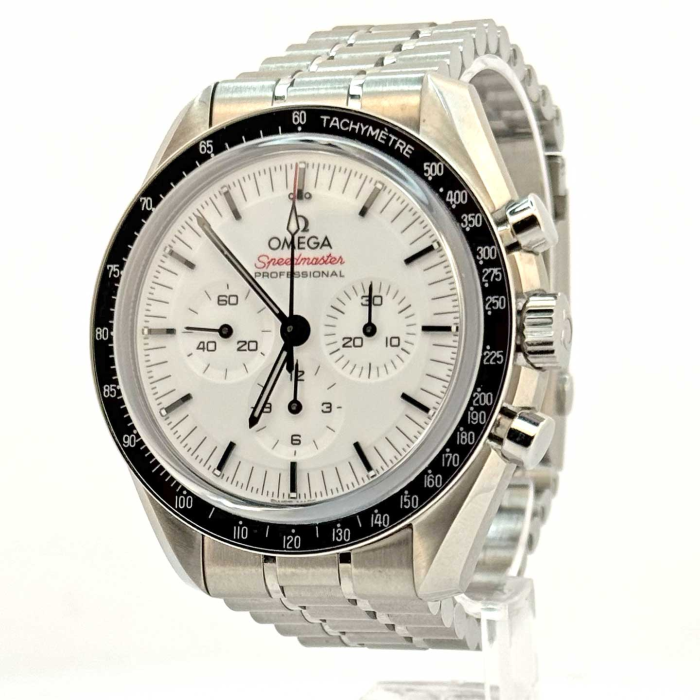 Omega Omega Speedmaster Moonwatch White Dial Full-Set