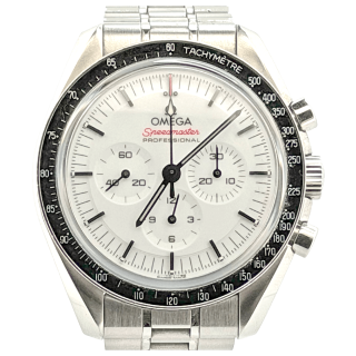 Omega Omega Speedmaster Moonwatch White Dial Full-Set