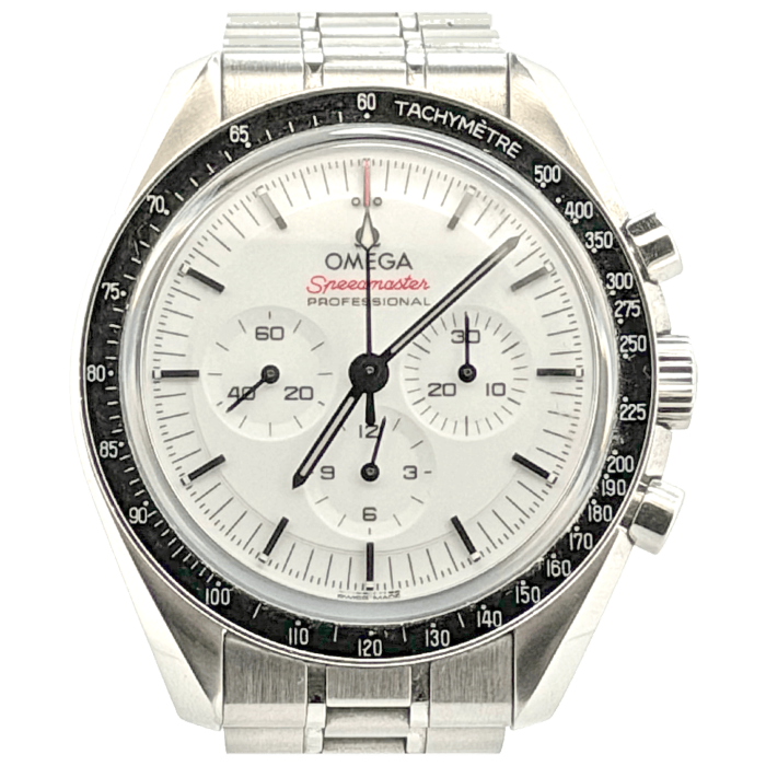 Omega Omega Speedmaster Moonwatch White Dial Full-Set