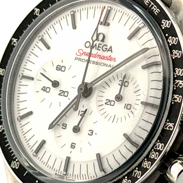 Omega Omega Speedmaster Moonwatch White Dial Full-Set