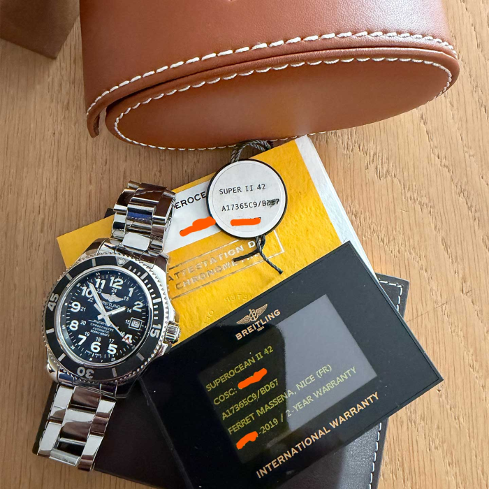 Breitling SuperOcean Lunette Noire Fullset