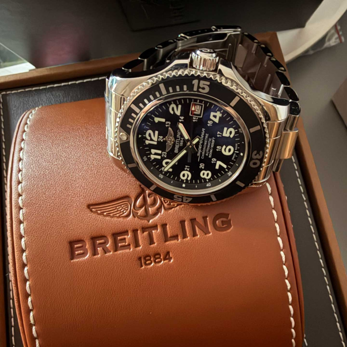 Breitling SuperOcean Lunette Noire Fullset