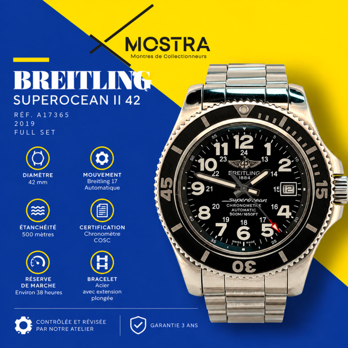 Breitling SuperOcean Lunette Noire Fullset