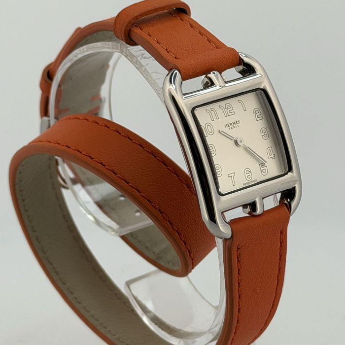 Hermes Cape Cod Petit Modèle bracelet Double tour Orange