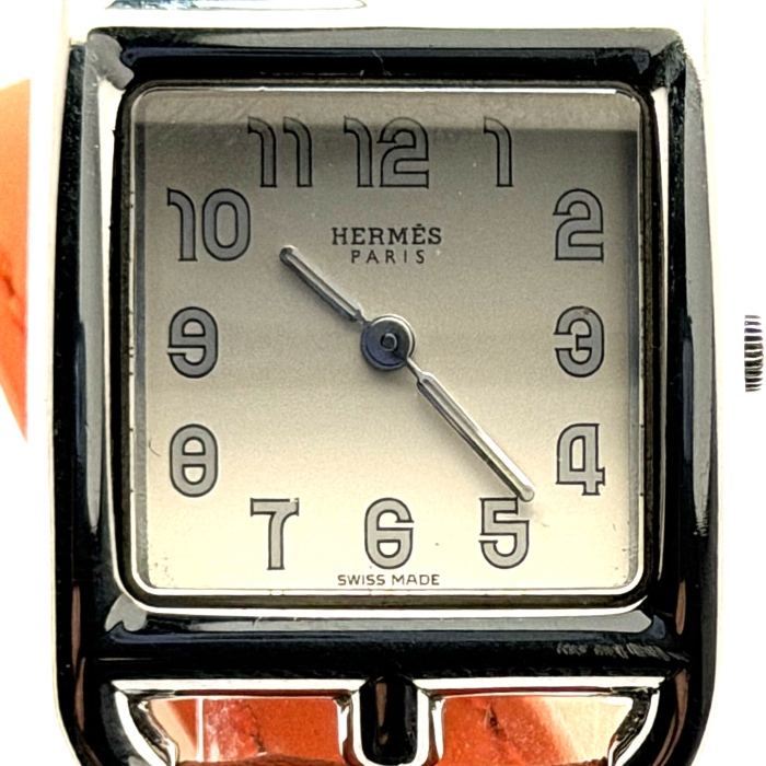 Hermes Cape Cod Lady Small Orange Double tour bracelet