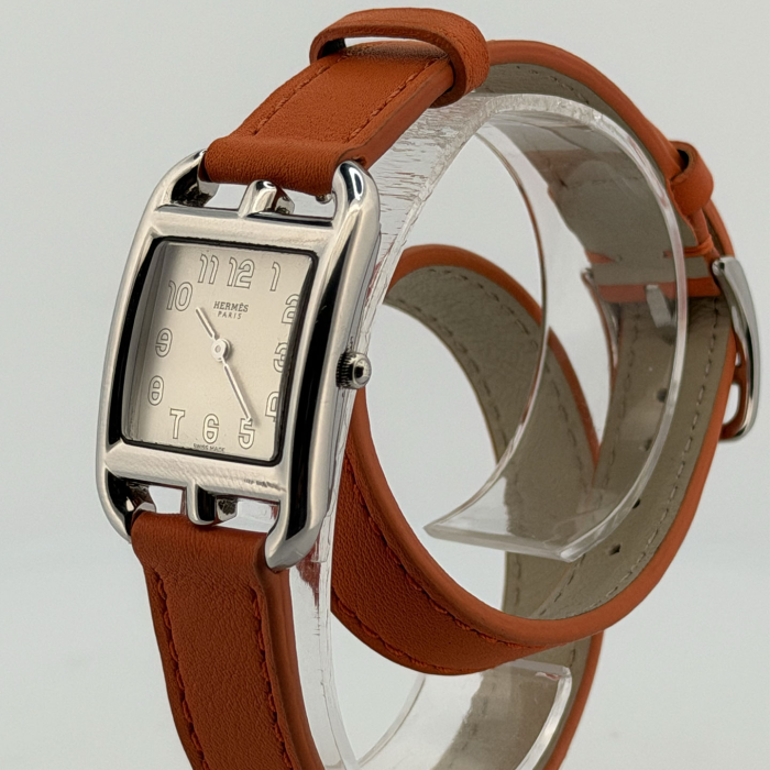 Hermes Cape Cod Petit Modèle bracelet Double tour Orange