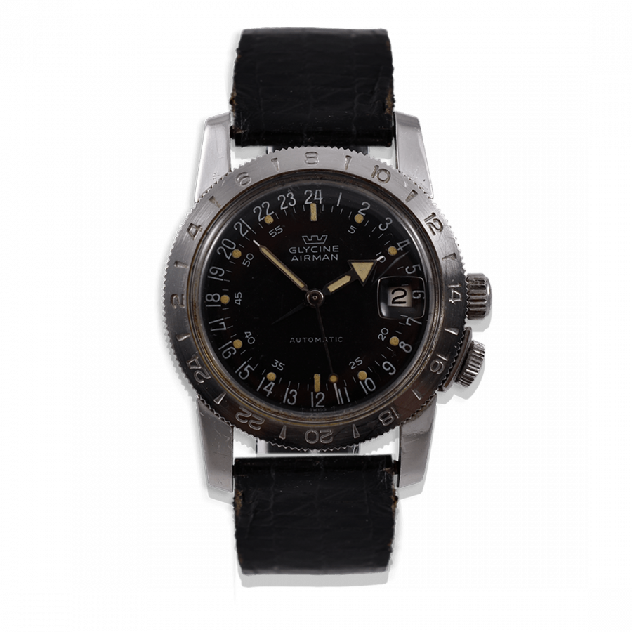 montre-glycine -airman-weems-vintage-gmt-pilote-collection-occasion-aviation-watches-mostra-store-shop-aix-paris-militaires
