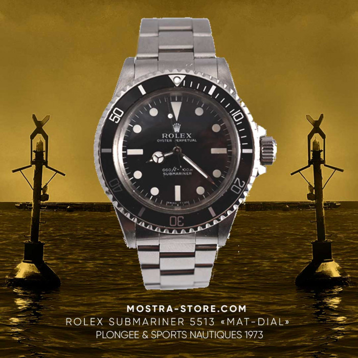 Rolex submariner ref 5513 "Live or let Die"