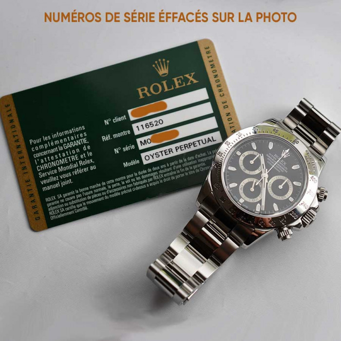 Rolex daytona full set boite papiers serie m