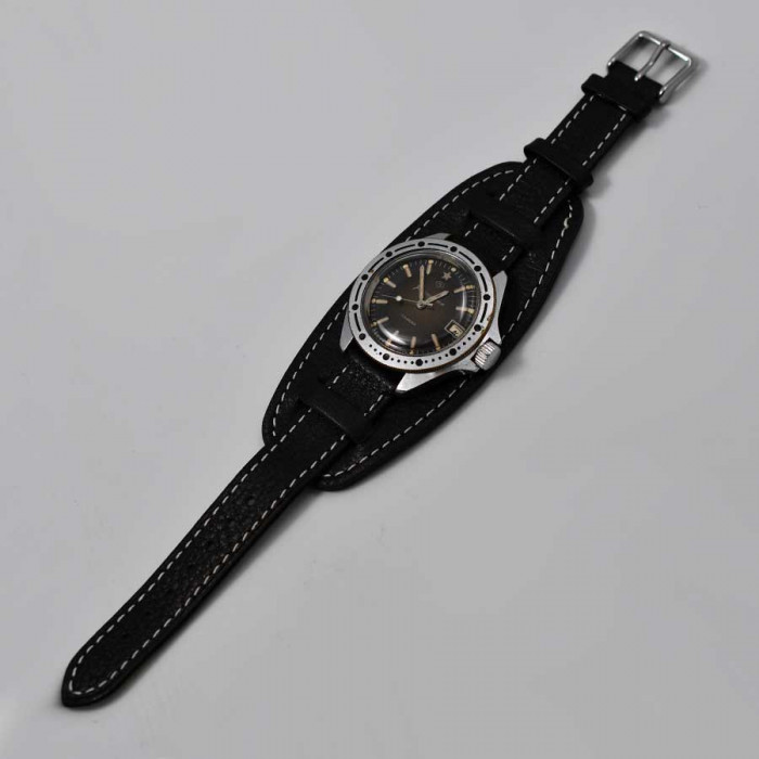 Vostok cccp soviet army black dial
