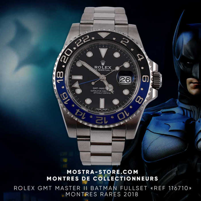 Rolex gmt master 2 batman version