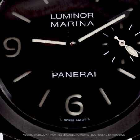 cadran-panerai-op-6750-watch-left-hand-luminor-limited-serie-mostra-store-aix-en-provence-shop-vintage-modern-watches
