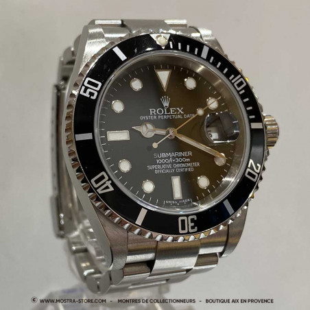 acheter-montre-rolex-submariner-16610-full-set-occasion-montres-boutique-mostra-store-aix-provence-paris