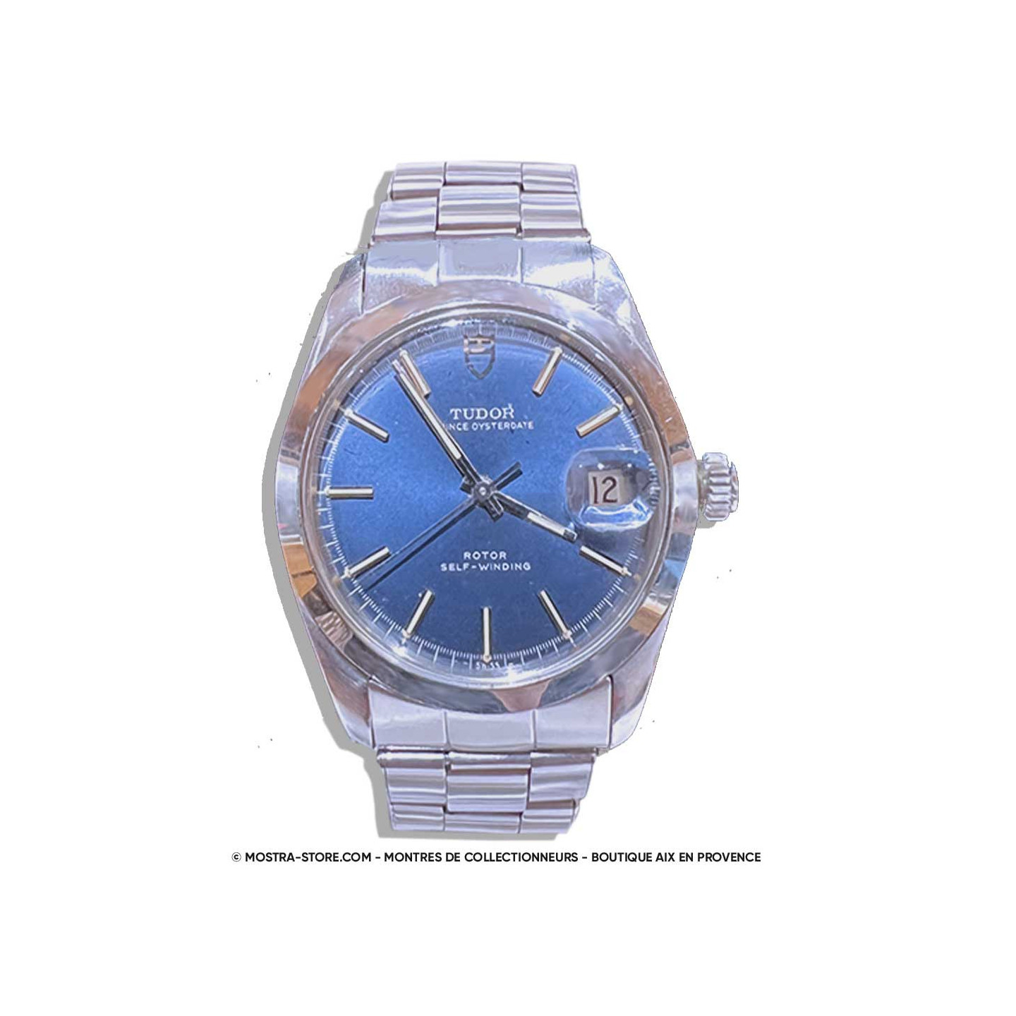 Pre-owned Tudor Prince Oyster Date Blue Jean 1968 watch