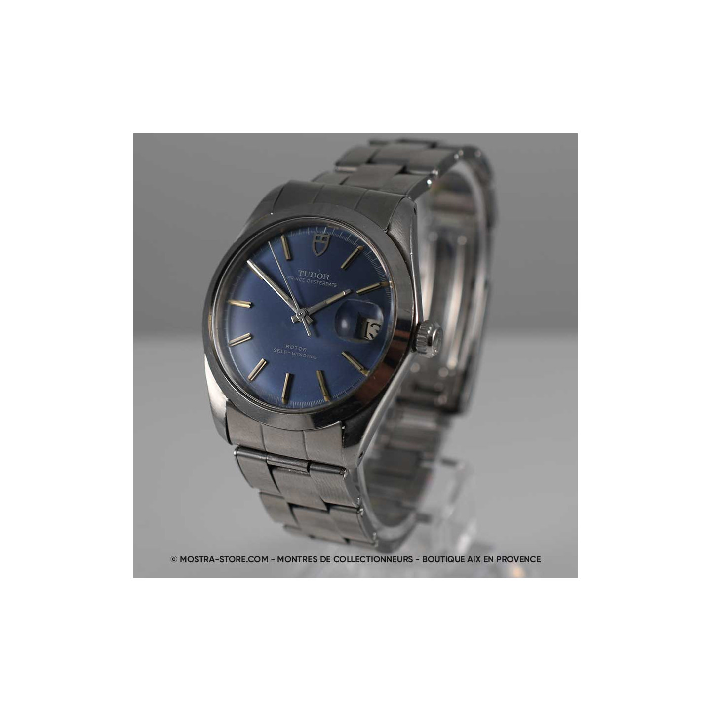Pre-owned Tudor Prince Oyster Date Blue Jean 1968 watch
