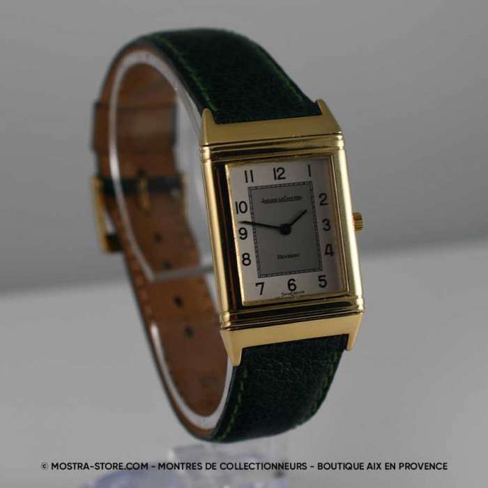 Jaeger Lecoultre Reverso classic slim-fit gold quartz