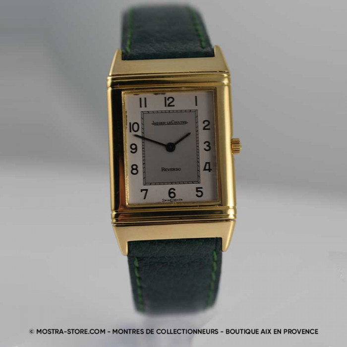 Jaeger Lecoultre Reverso classic slim-fit gold quartz
