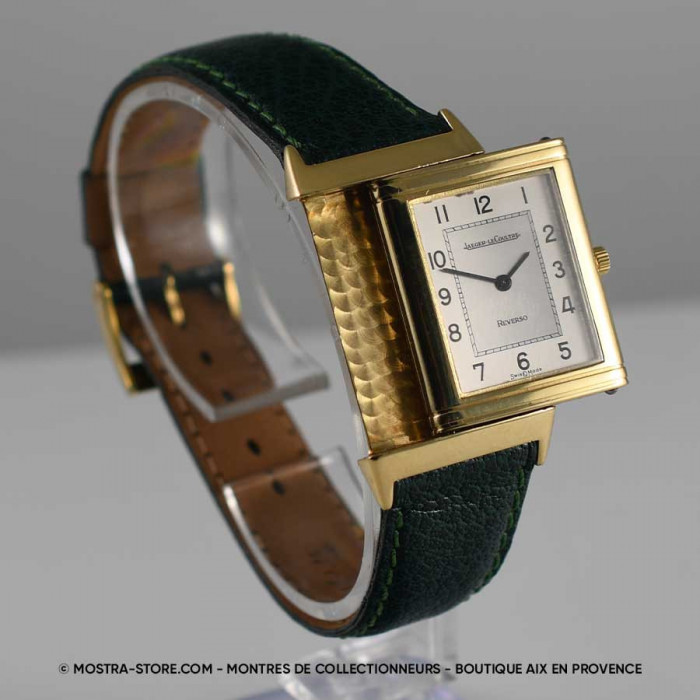 Jaeger Lecoultre Reverso classic slim-fit gold quartz