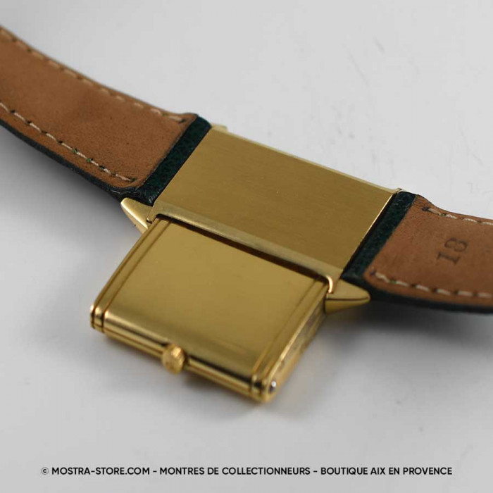 Jaeger Lecoultre Reverso classic slim-fit gold quartz
