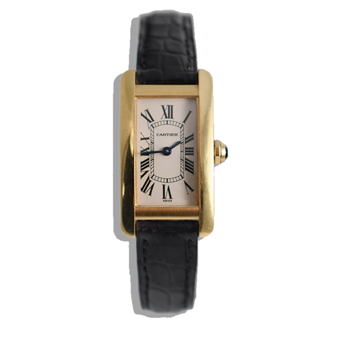 Cartier tank americaine femme vintage