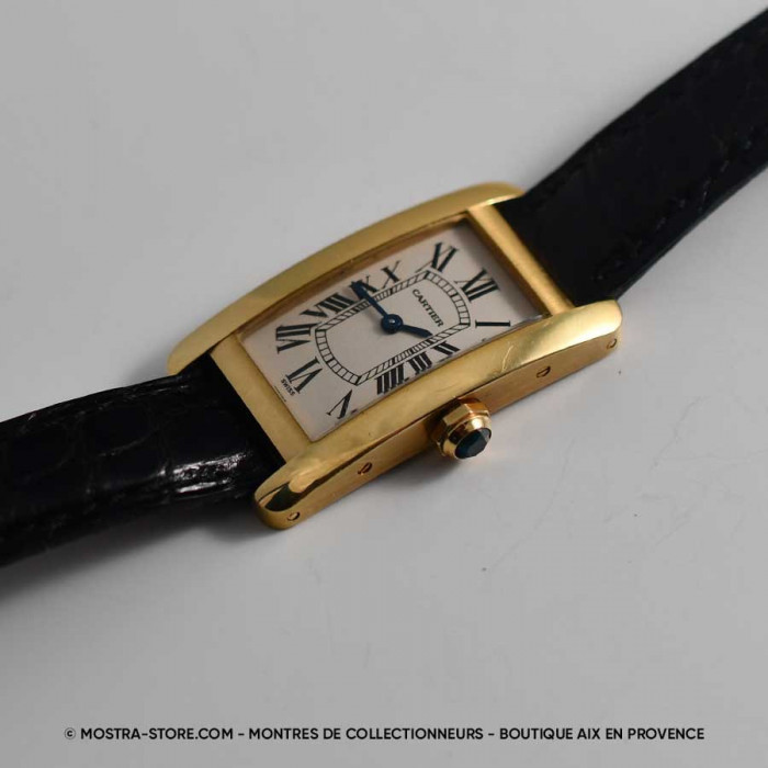 Cartier tank americaine femme vintage