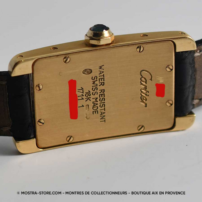 Cartier tank americaine femme vintage