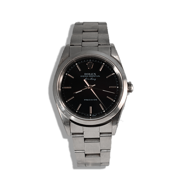 Rolex Airking cadran noir papiers rolex