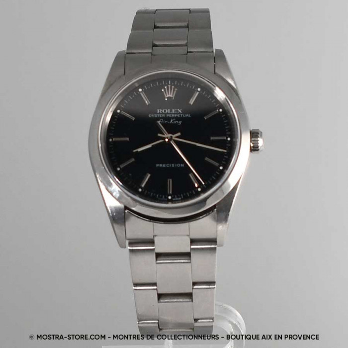 Rolex Airking cadran noir papiers rolex