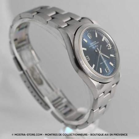 montre-rolex-air-king-14000-blue-dial-1999-mostra-store-aix-en-provence-occasion-salon-nice-toulon