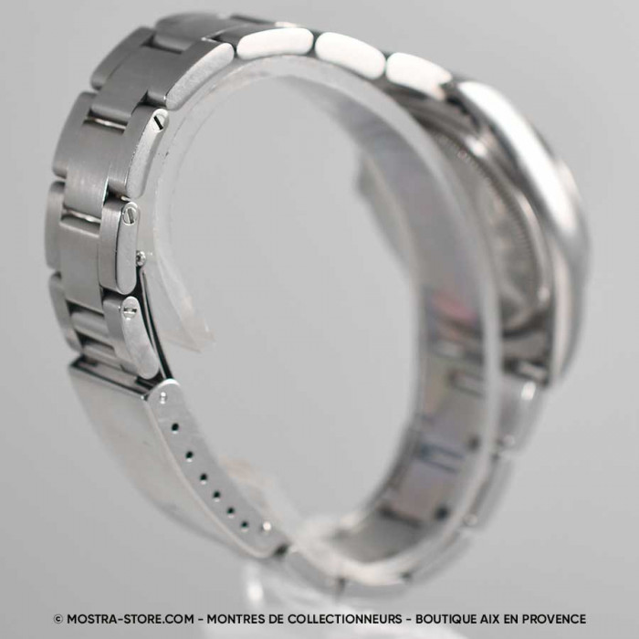 Rolex Airking 3 6 9 cadran bleu avec papiers garantie rolex