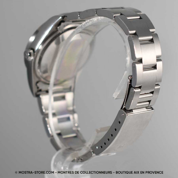 Rolex Date cadran noir lunette striée