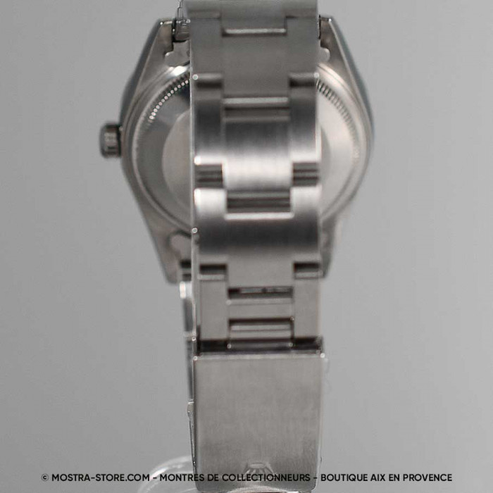 Rolex Date cadran noir lunette striée