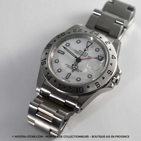 rolex-explorer-2-white-blanc-16570-papiers-boite-2001-mostra-store-aix-provence-montres-occasion-rolex-barcelona-valencia