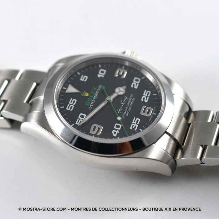 Rolex airking green arrow papers set